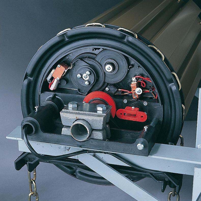 Gear box with single or dual DC motor(for roller shutter doors)